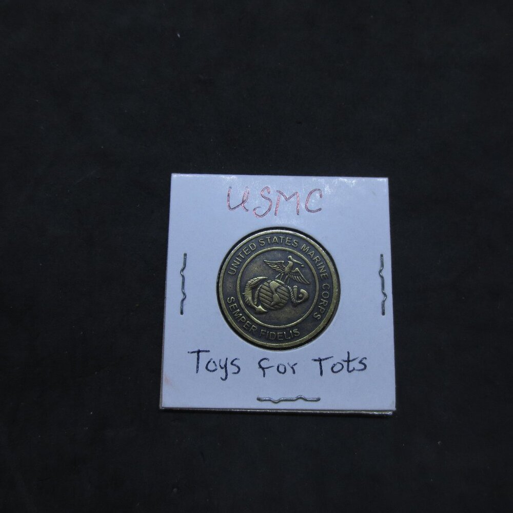 Vintage United States Marine Corps Toys For Tots Coin / Token